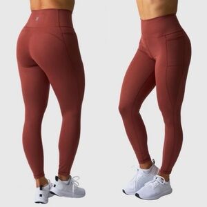 Born Primitive Rise Leggings XXL Pockets Activewear NWT CrossFit Running